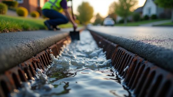 Optimiser l'écoulement des eaux grâce au curage régulier de fosses